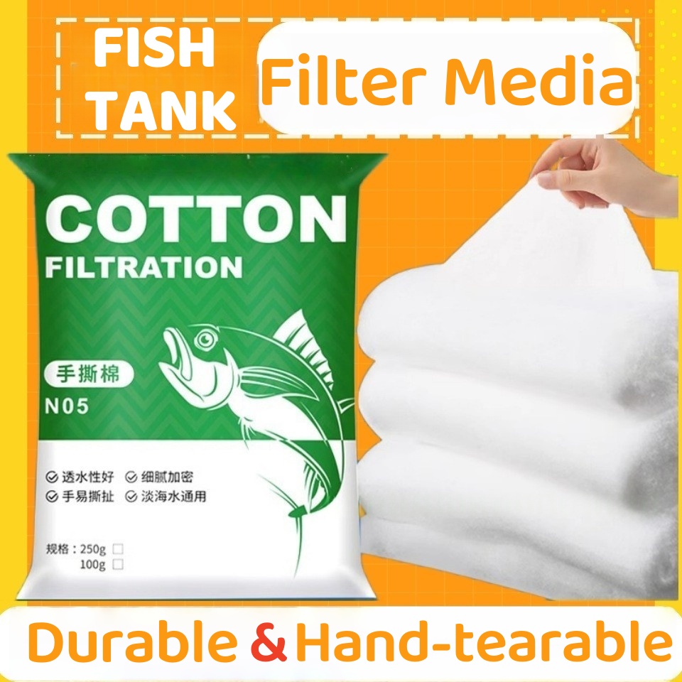 Aquael Filter Fzn - ไบโอนิค แคชเมียร์ ฟิลเตอร์ฟลอสสำหรับตู้ปลา - ปราศจากฟีนอล ฉีกขาดด้วยมือสำหรับถังน้ำจืดและน้ำเค็ม