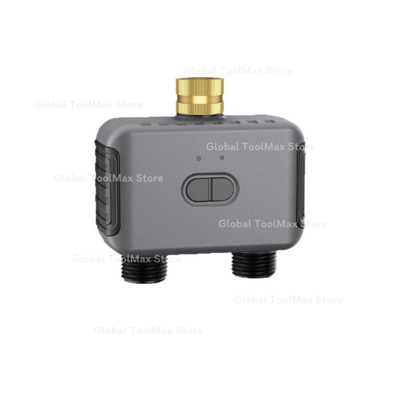 Timer Dual Outlet - วาล์วควบคุมการรดน้ำแบบ 2 ทาง พร้อมระบบบลูทูธสมาร์ท ควบคุมผ่านแอปพลิเคชัน พร้อมช่องจ่ายน้ำคู่สำหรับควบคุมการรดน้ำในสวน