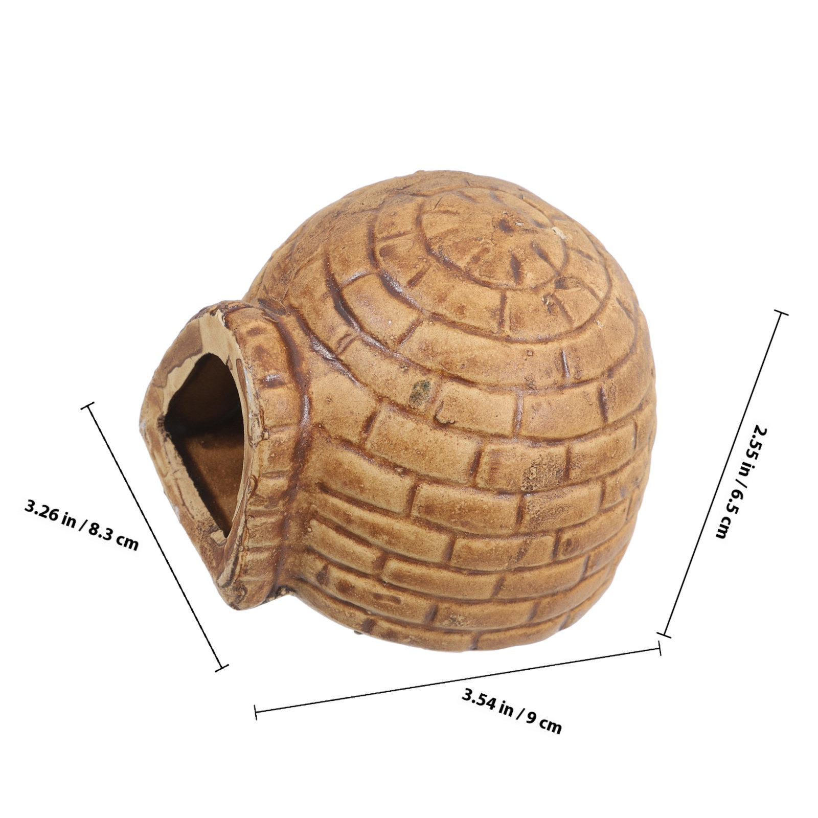 ที่ซ่อนตัวสำหรับปลาในตู้ปลาเซร - Hide Cave Ceramic บทวิจารณ์และราคา